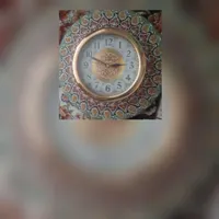 ساعت دیواری مینا کاری شده زیبا|ساعت دیواری و تزئینی|گلستان (تهران), |دیوار