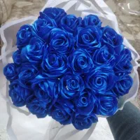 دسته گل روبانی