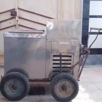 دستگاه بستی یخ در بهشت همراه با پرس زن فالوده
