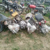 انجین موتور سیکلت تمیز پارکینگی بابرگ هفتکل