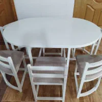 میز نهارخوری کم جا|میز و صندلی غذاخوری|گرگان, |دیوار