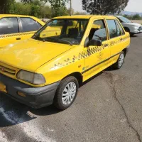 تاکسی پراید 87 زرد تمیز