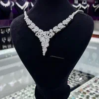 گردنبند زنانه مجلسی نقره۹۲۵ وارداتی|جواهرات|اصفهان, دانشگاه اصفهان|دیوار