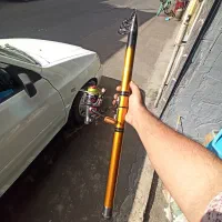 چوب ماهیگیری 6متری باچرخ بایترانر