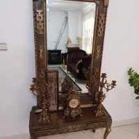 ست آیینه شمعدان  ساعت