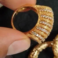 انگشتر طرح طلا فوق العاده زیبا بدون افت رنگ|بدلیجات|اردبیل, |دیوار