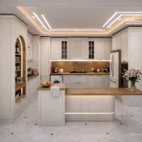 طراحی سه بعدی کابینت و کمد دیواری+نقشه اجرایی 3d