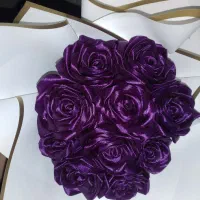 دسته گل روبانی