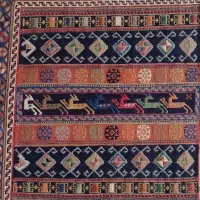 گلیم پشم دستباف سوزن دوزی سیرجان|گلیم، جاجیم، گبه|تهران, بلوار کشاورز|دیوار