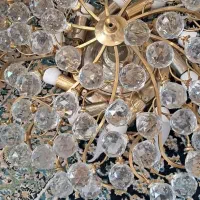 لوستر دوعدد ۲۸ شاخه بالامپ تضمینی روشن تحویل