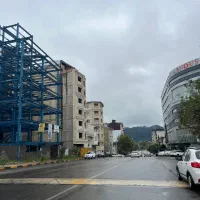 زمین دو بر تجاری مسکونی خیابان بر اصلی حزین لاهیجی