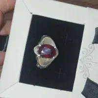 انگشتر نقره 999 یاقوت برمه خاص|جواهرات|تهران, مسعودیه|دیوار