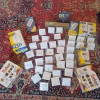 فروش تعدادی کلیدوپریز برق آک و تعدادی لامپ LED|لامپ و چراغ|نورآباد, |دیوار