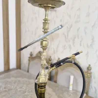 قلیون برنجی پایه بلند