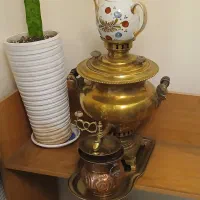 سماور برنجی (سیلور)