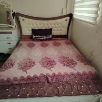 سرویس خواب تمیز تمام ام دی اف همراه با کمد جادار