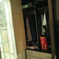 تخت کم‌جا با کمد و پاتختی طرح ورساچه|تخت و سرویس خواب|تهران, مجیدآباد|دیوار