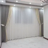 پرده حریر ساده