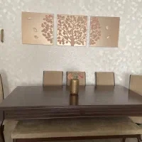 کاناپه تختخواب شو و میز ناهارخوری|مبلمان خانگی و میز عسلی|تهران, مینی‌سیتی (شهرک نفت)|دیوار