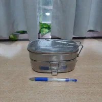 ظرف غذا کتابی استیل