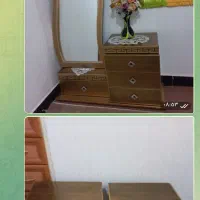 تختخواب دو نفره با کفی چوبی
