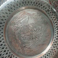 سینی مسی|ظروف سرو و پذیرایی|اصفهان, زاجان|دیوار