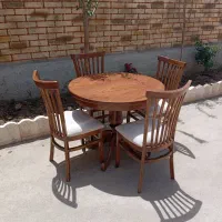 میز و صندلی کامل نهارخوری رستورانی چوبی مهماندوست