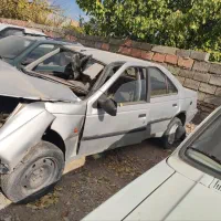 پژو ۴۰۵ دوگانه سوز تصادفی