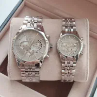 ساعت ست الگانس عروس دامادی سه موتورفعال استیل توپر|ساعت|تبریز, |دیوار