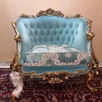 مبل سلطنتی‌۷نفره به همراه میز ناهار خوری و گل میز|مبلمان خانگی و میز عسلی|تهران, شادمان|دیوار