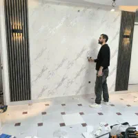 نصاب و  نصب کاغذ دیواری زیرکار ماستیک