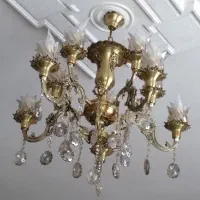 یک جفت لوستر برنز