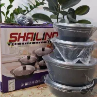 قابلمه چدن ست چهارتیکه بزرگ کوچیک متوسط ماهیتابه