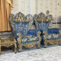 سرویس مبلمان سلطنتی ۹نفره|مبلمان خانگی و میز عسلی|زاهدان, |دیوار