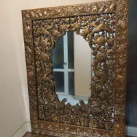 کنسول مسی قلمزنی|کلکسیون اشیاء عتیقه|اصفهان, جلفا|دیوار