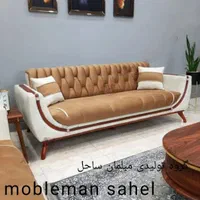 مبل شرکتی مینی ترک 8نفره مدرن 2025قیمت واقعی|مبلمان خانگی و میز عسلی|نظرآباد, |دیوار
