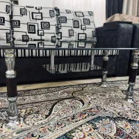 میز جلو مبلی با سه تا عسلی