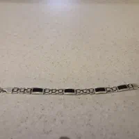 دستبند و زنجیر و انگشتر نقره