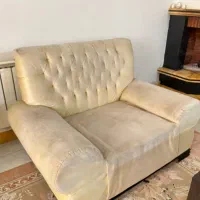 مبل ۷ نفره با میزوسط و ۴ عدد عسلی و میز غذاخوری|مبلمان خانگی و میز عسلی|قائمشهر, |دیوار