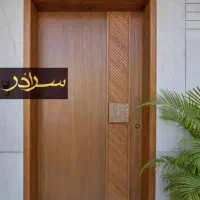 درب ضد سرقت طرح دوقاب کلاسیک نما کامپوزیت کد M214