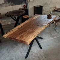 میز چوبی روستیک|میز و صندلی غذاخوری|تهران, پاسداران|دیوار