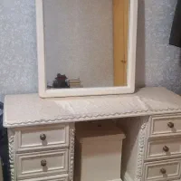 دراور(میز و صندلی آرایشی با آینه) چوب درجه یک