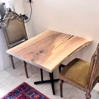 میز ناهارخوری اسلب چوب گردو|میز و صندلی غذاخوری|تهران, زرکش|دیوار