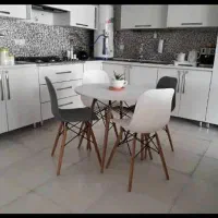 میز و صندلی ناهارخوری غذاخوری پایه چوبی مدل هرمس|میز و صندلی غذاخوری|کرج, گلشهر|دیوار