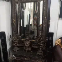 آینه کنسول ساعت شمعدان|بوفه، ویترین، کنسول|شهرکرد, |دیوار