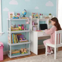 قفسه ۴ طبقه پلاستیکی مقاوم چند منظوره کاربردی|کتابخانه، شلف، قفسه‌های دیواری|تهران, جوادیه تهرانپارس|دیوار