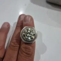 انگشتر جفت مهر دست ساز موزانایت