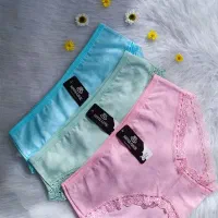 شورت نخ پنبه لبه تور