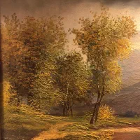 دو عدد نقاشی قدیمی ۱در ۱/۵  با قاب چوبی|تابلو، نقاشی، عکس|تهران, جهاد|دیوار