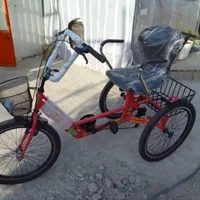 چرخ قرمز رنگ دنده ای|دوچرخه، اسکیت، اسکوتر|اراک, |دیوار